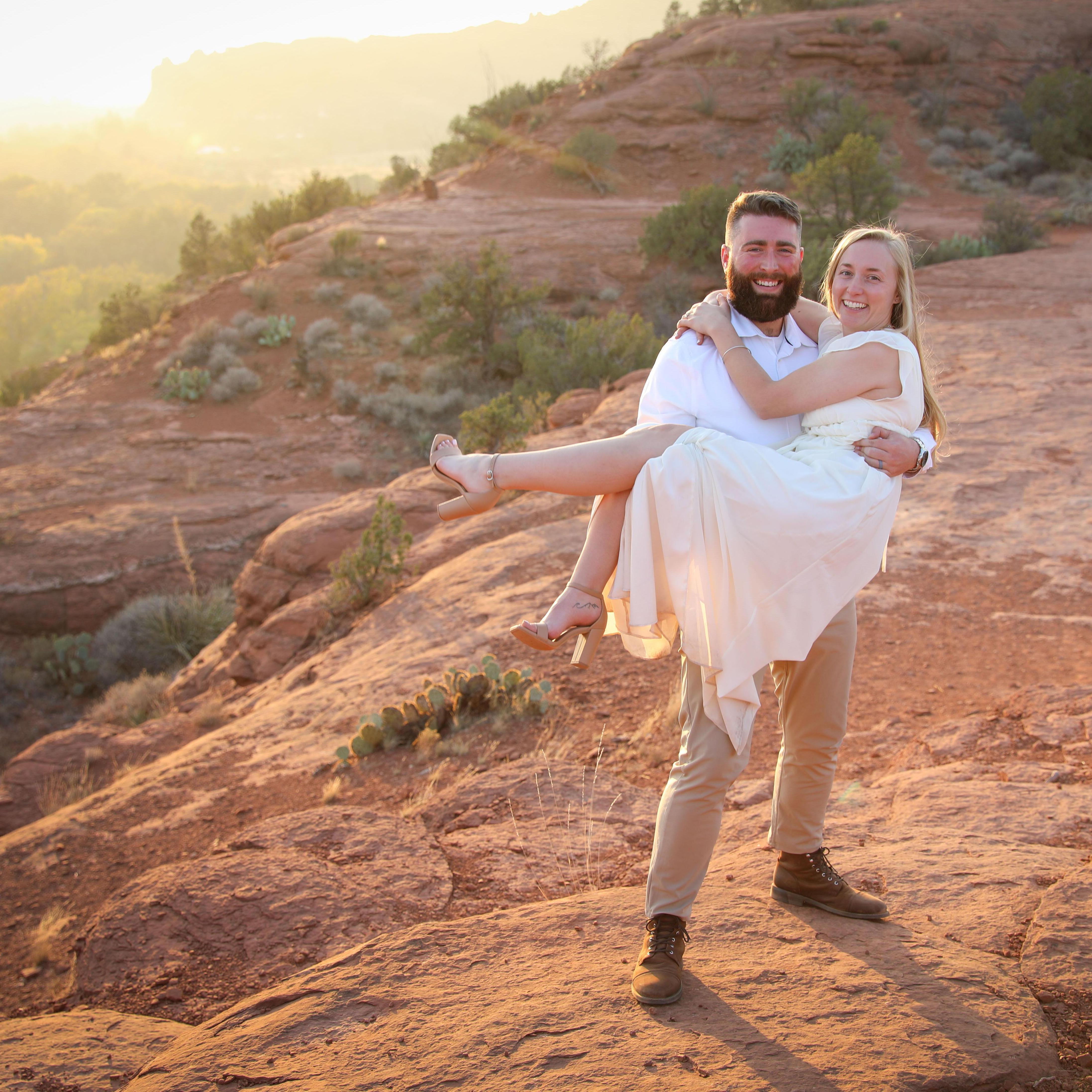 Wedding photos in Sedona, Arizona