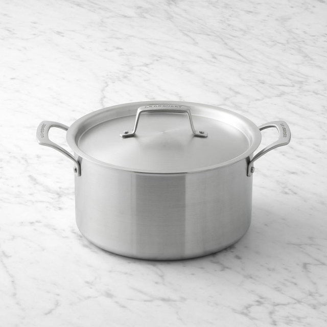 Le Creuset Essential Stainless-Steel Stockpot, 6.25-Qt