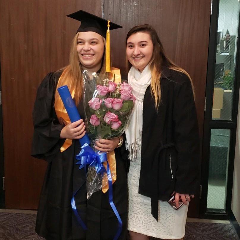 Amber graduated from Northampton College!