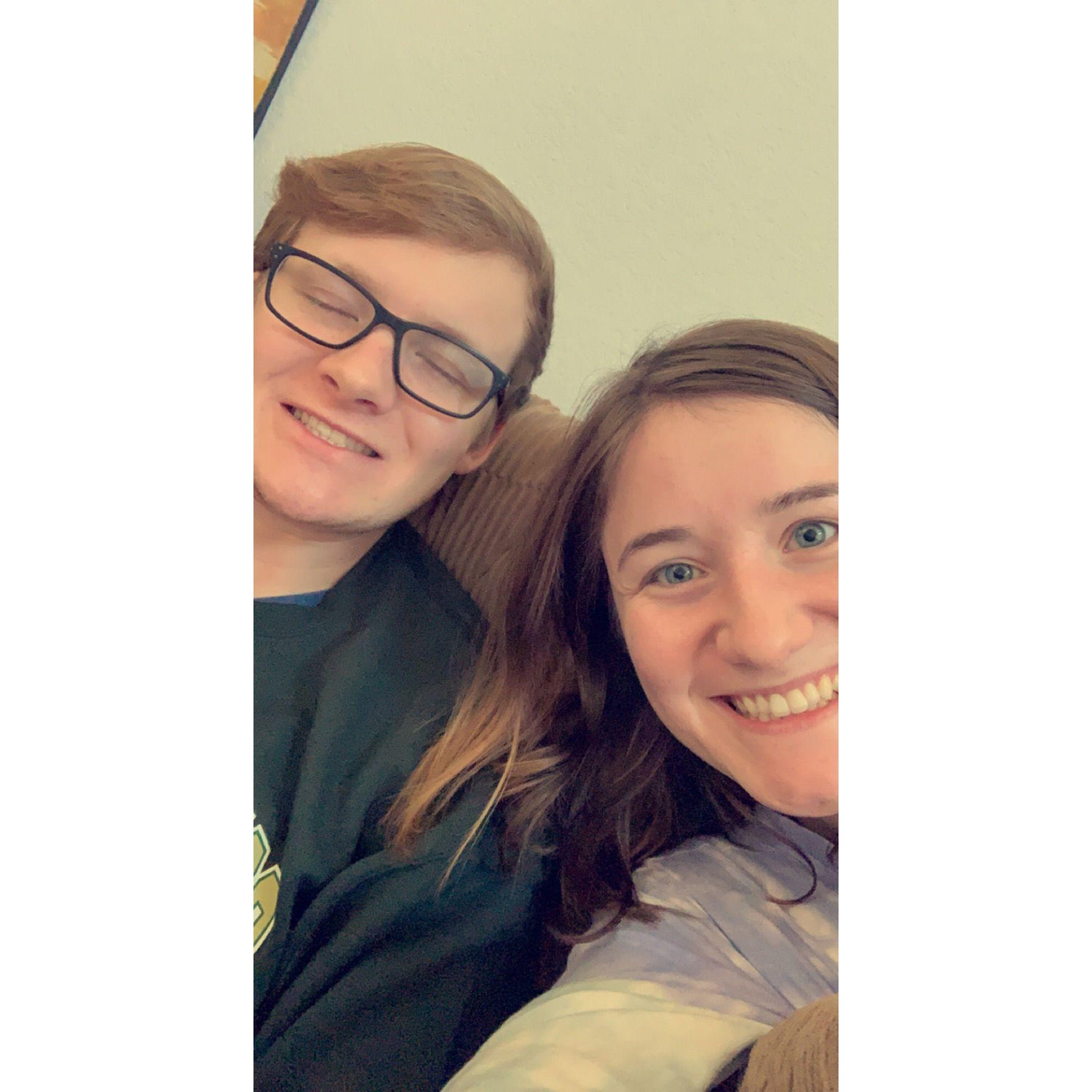 One of the first pictures together during our sophomore year