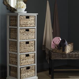 Vedette 5 Wicker Basket Storage Tower