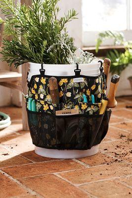Woodland Yellow Garden Bucket Caddy