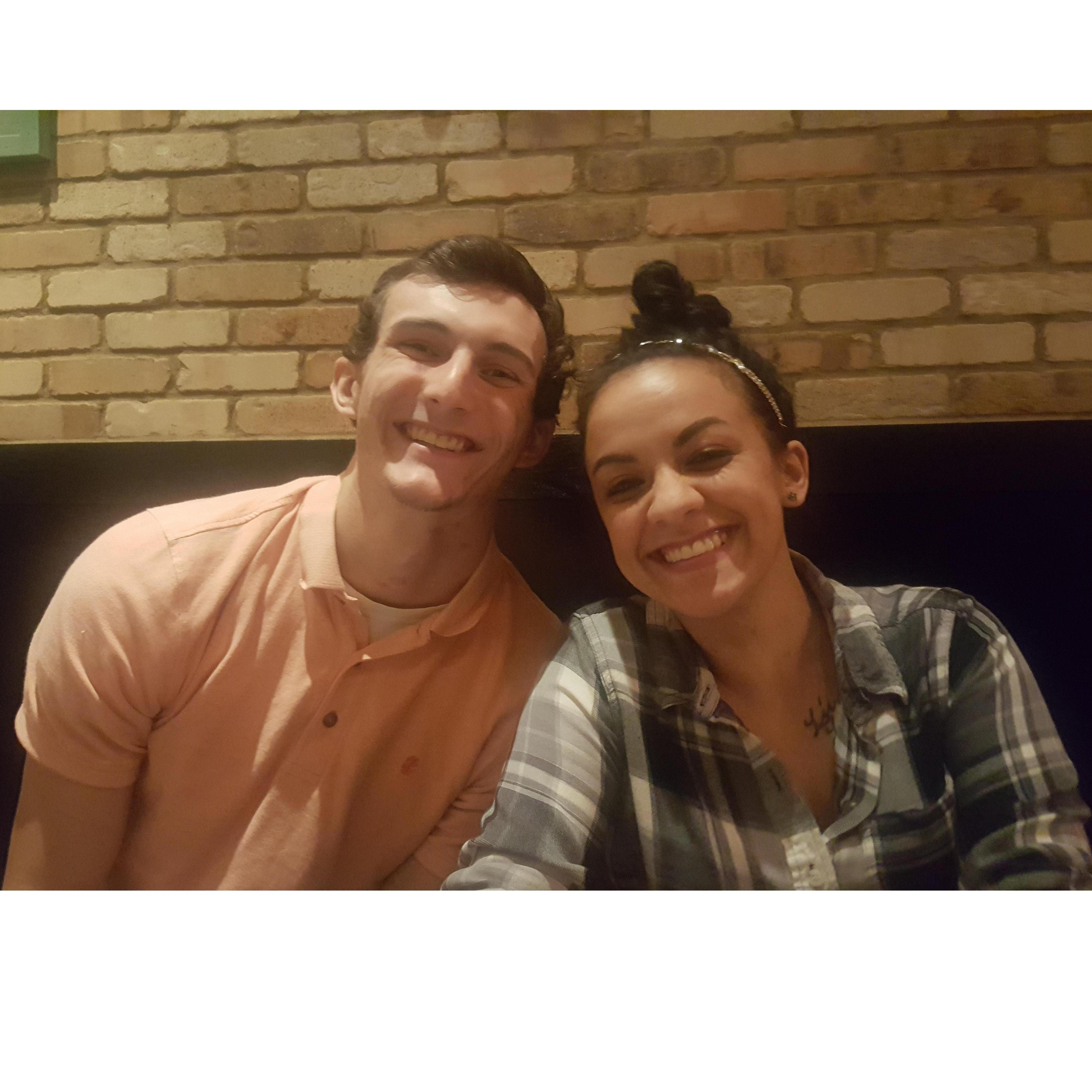 The night we said "I Love you" to each other.