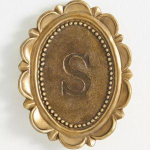 Louisa Monogram Gallery Wall Charm "S"