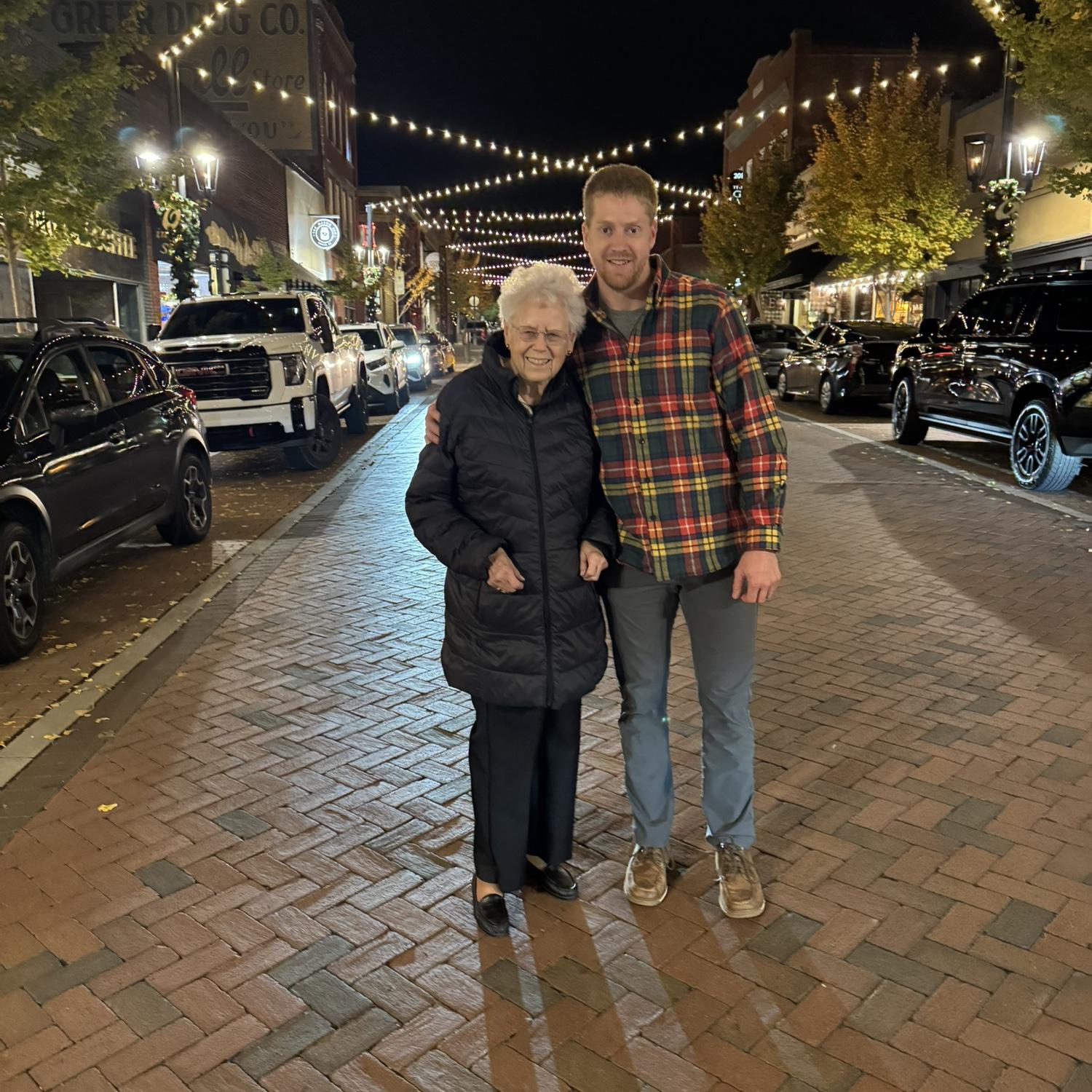Grammie came to visit. Obviously they took her to Melissa’s favorite spot, Select (downtown Greer).