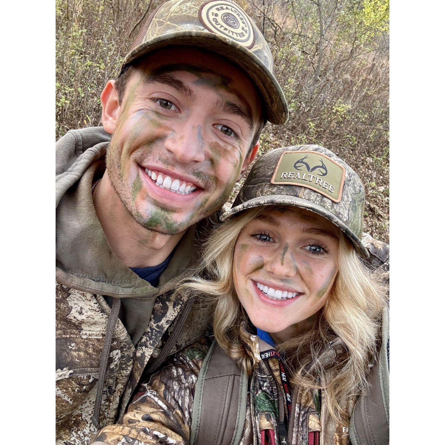 Somehow Drew convinced Logan to go hunting