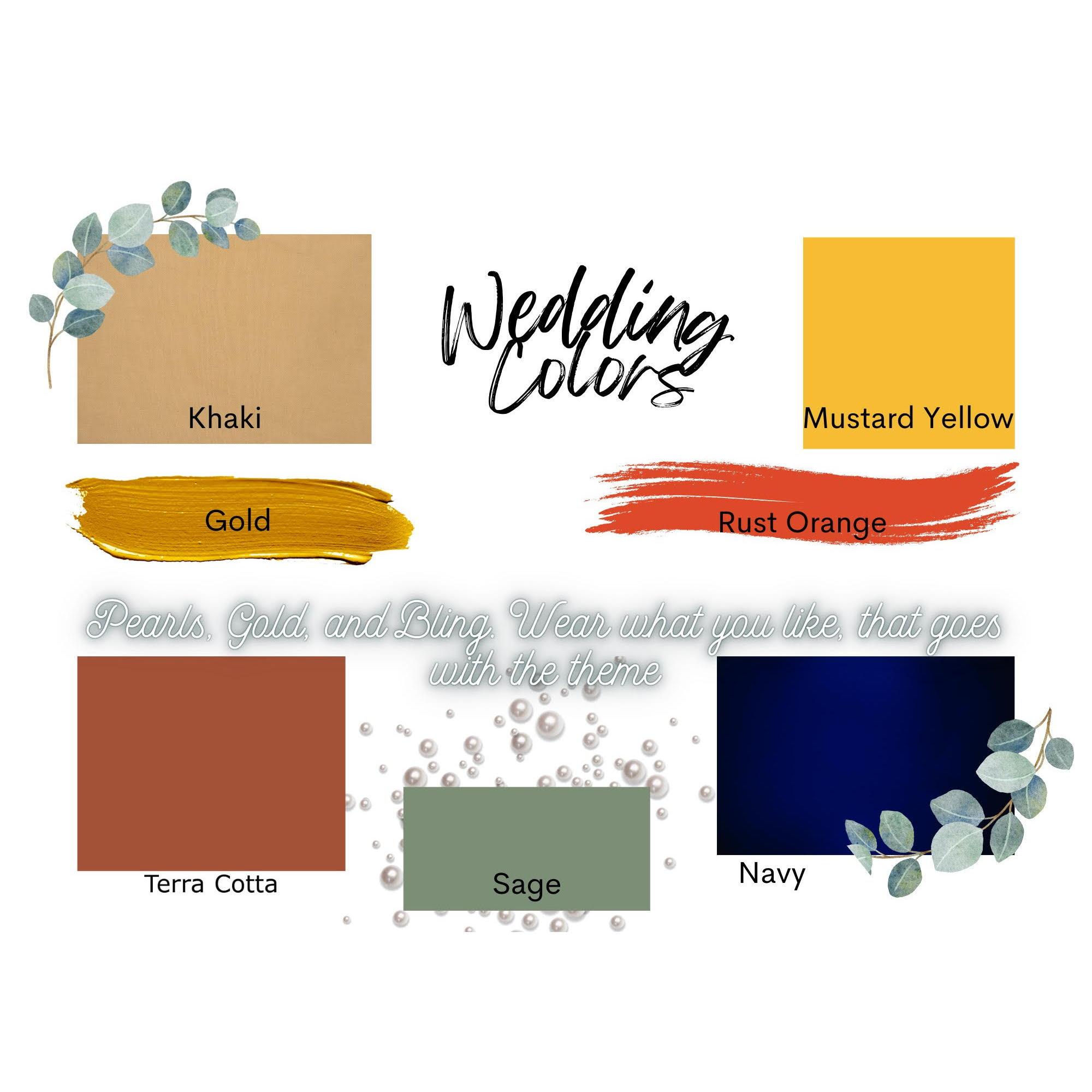 Wedding Colors Palette
