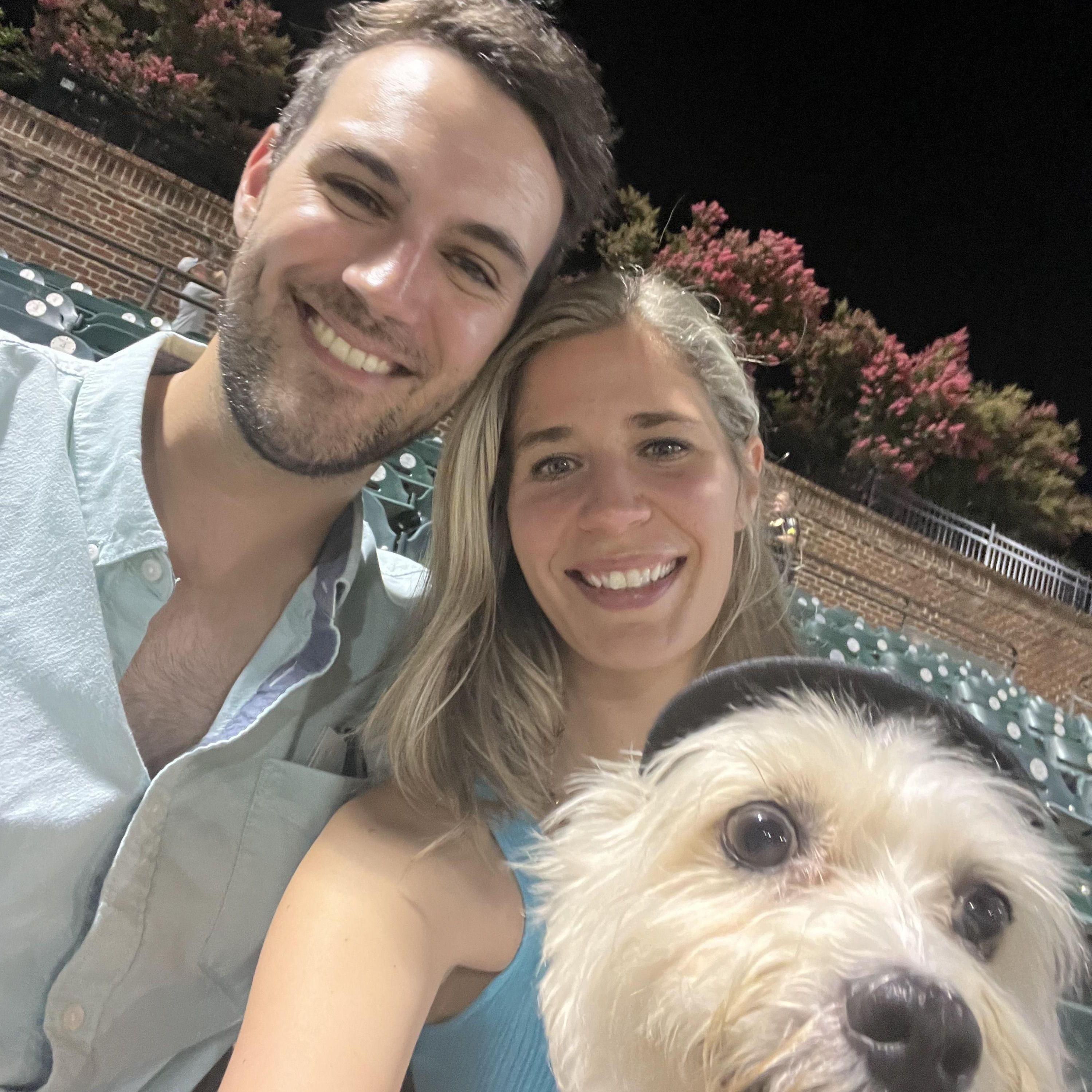 W-S Dash pup friendly baseball game