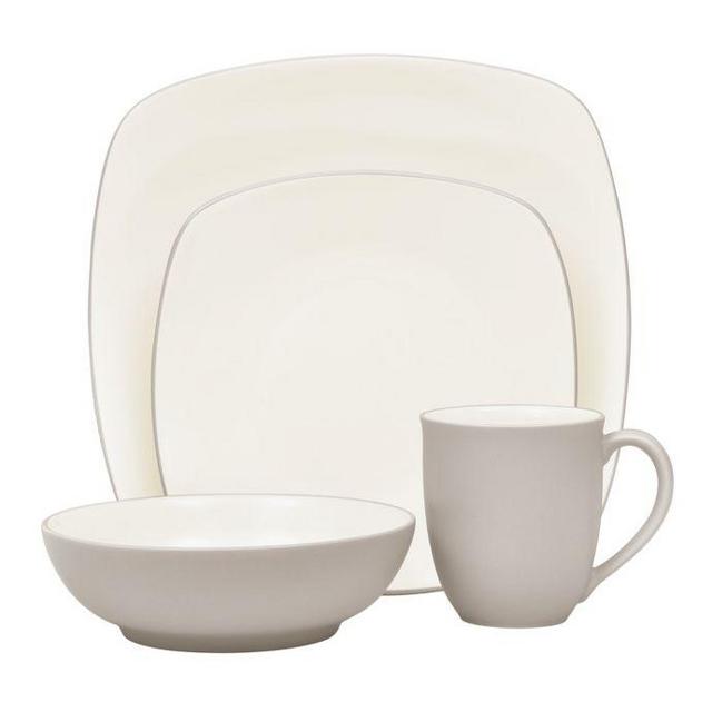 Noritake® Colorwave Square 4-Piece Place Setting in Sand