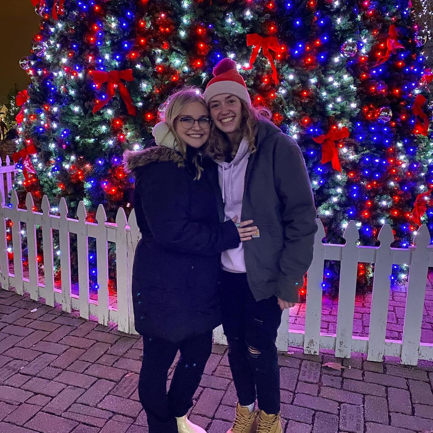 Zoo lights for our first Christmas in 2022!