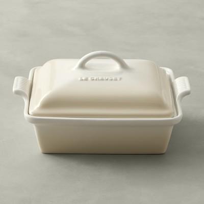 Le Creuset Stoneware Shallow Square Covered Baker