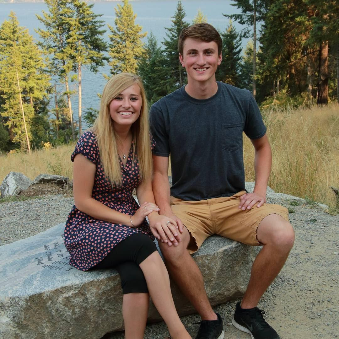 Happy faces cause we're engaged!