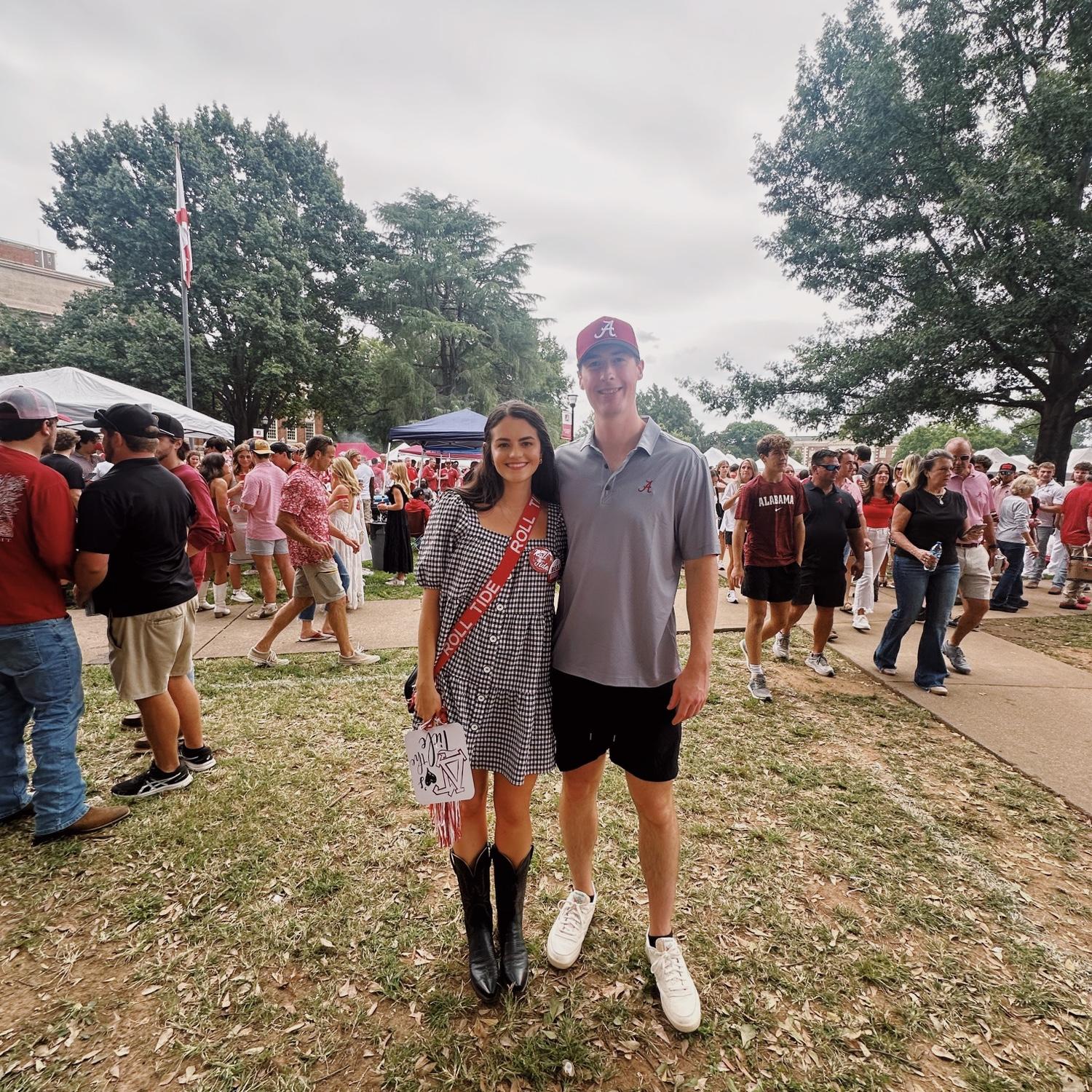 Visiting Jack Capizzi at the Bama vs. Georgia game!