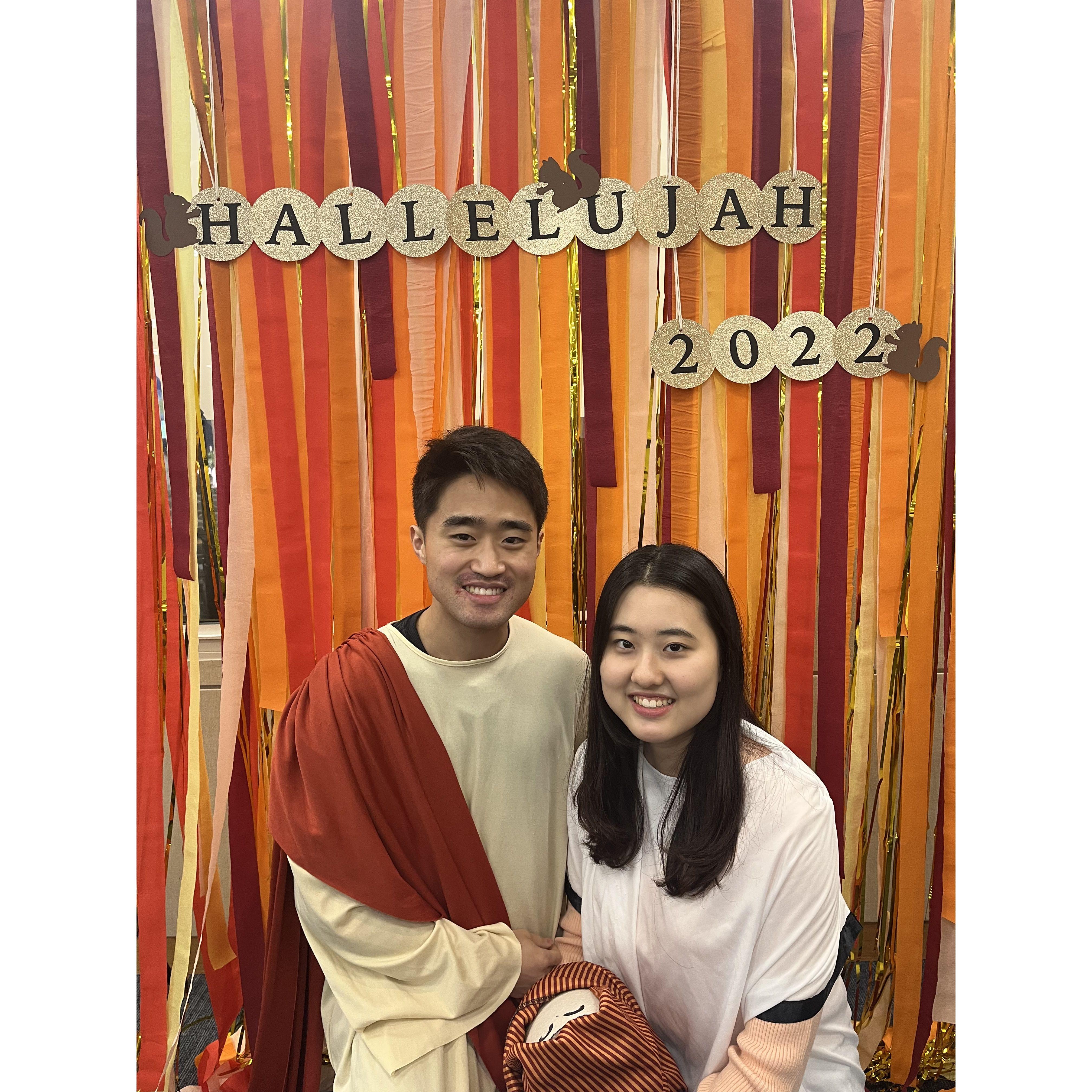 We love our Lord Jesus, and we'll spend our lives serving Him and those He loves - with or without Joseph and Mary costumes!