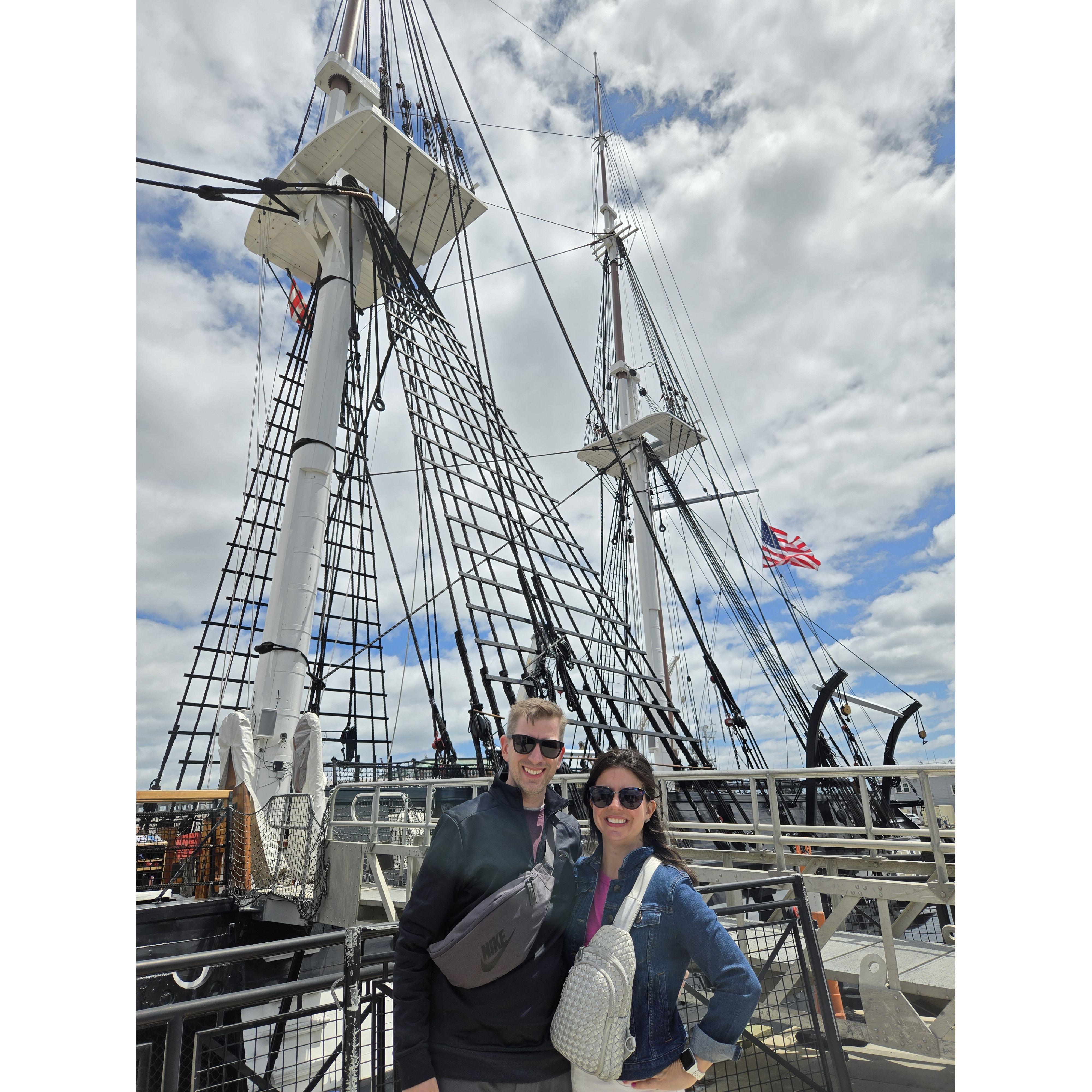 Cross-body bags and a tour of American history in Boston.