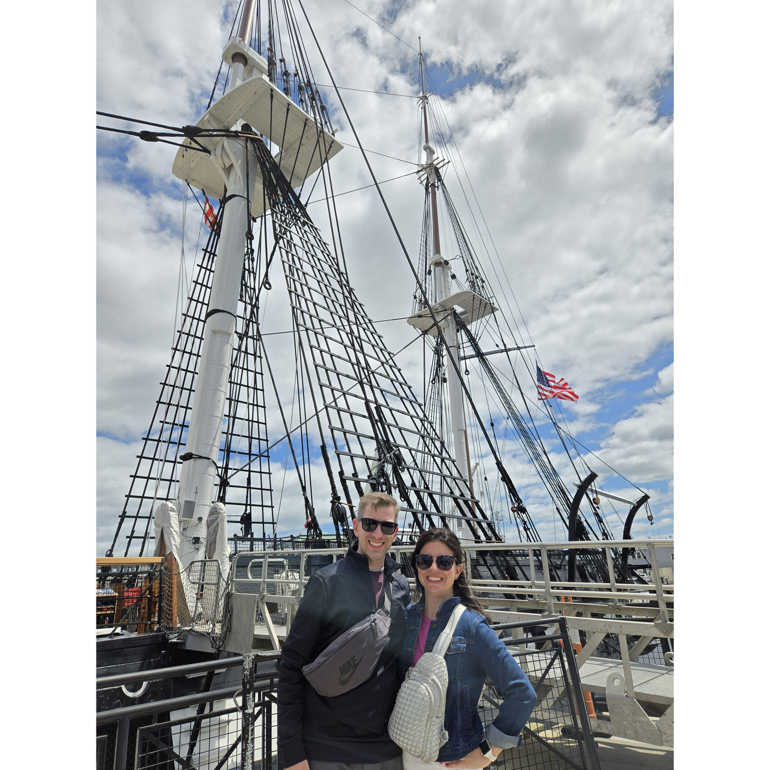 Cross-body bags and a tour of American history in Boston.