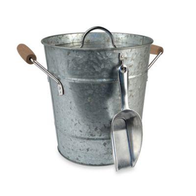 Artland® Oasis Galvanized Steel Ice Bucket with Scoop