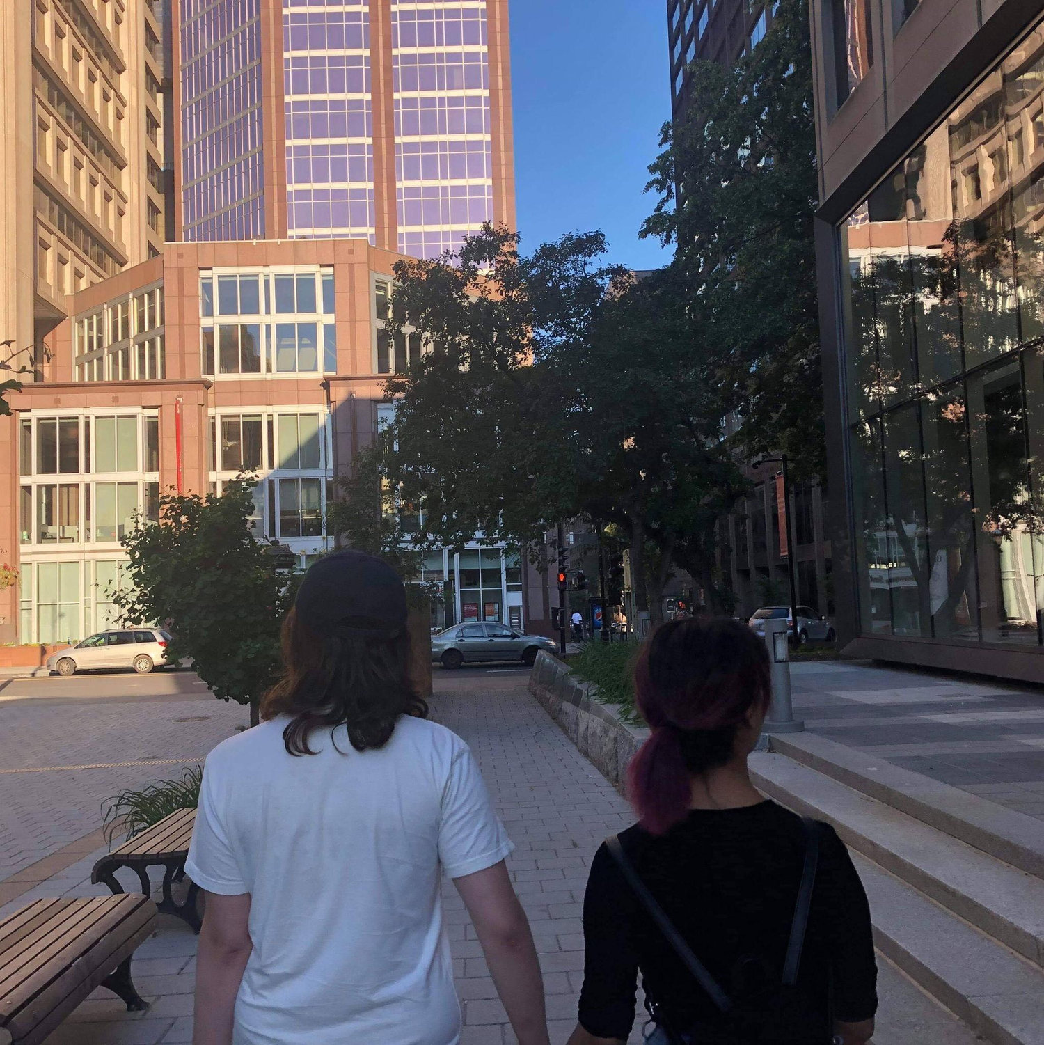 Our first international trip together! We took the bus to Montreal with some of our closest friends.