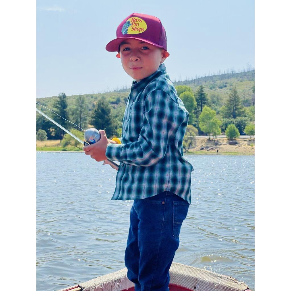 Just a boy, who’s gone out fishin’