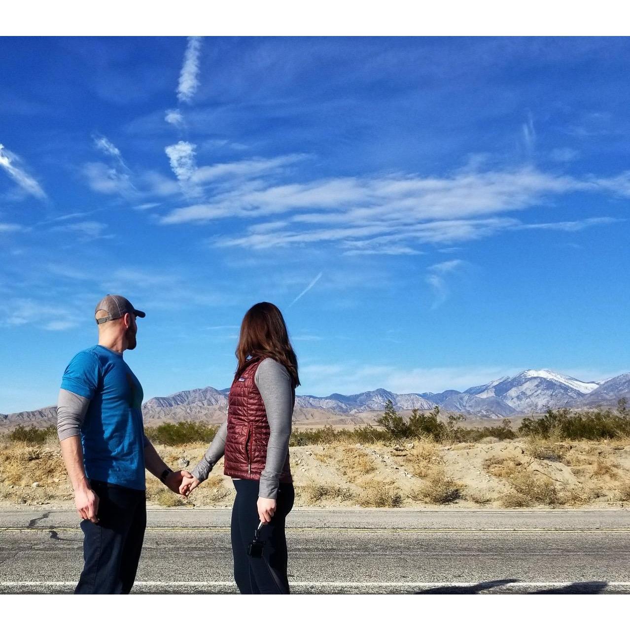 Our first vacation was to Palm Springs, CA.