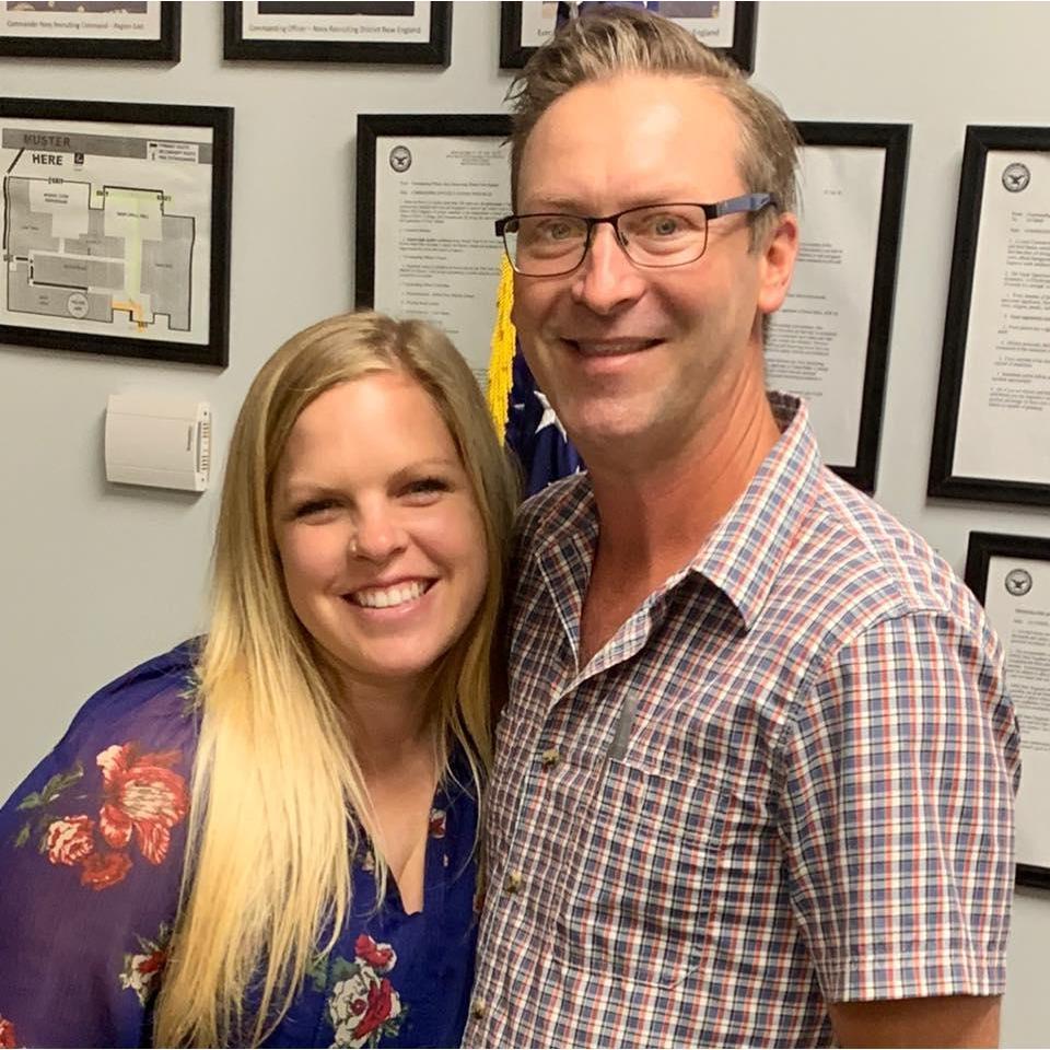 PG just re-enlisted in the United States Navy Reserves. Michelle is proud of him!