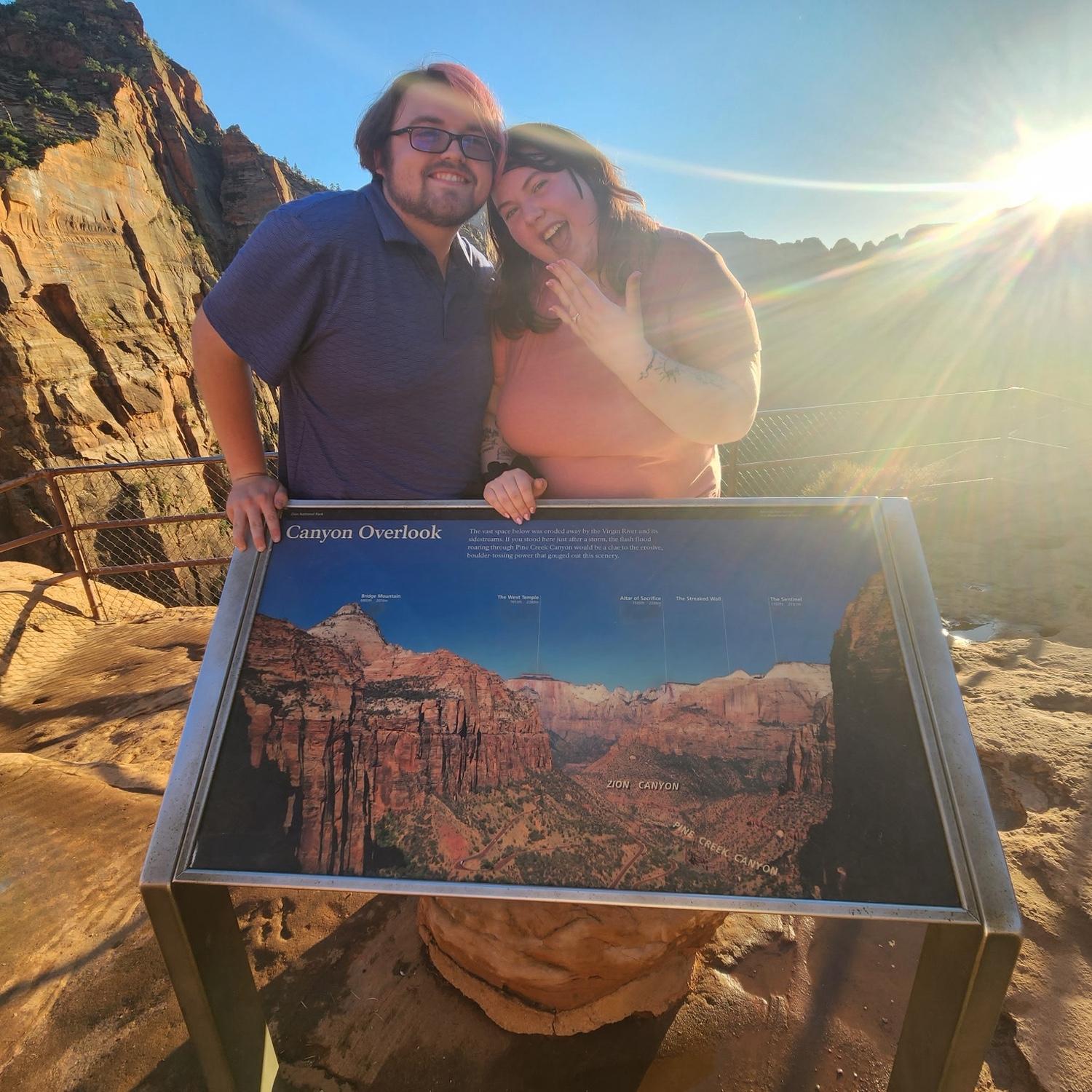 Our engagement hike