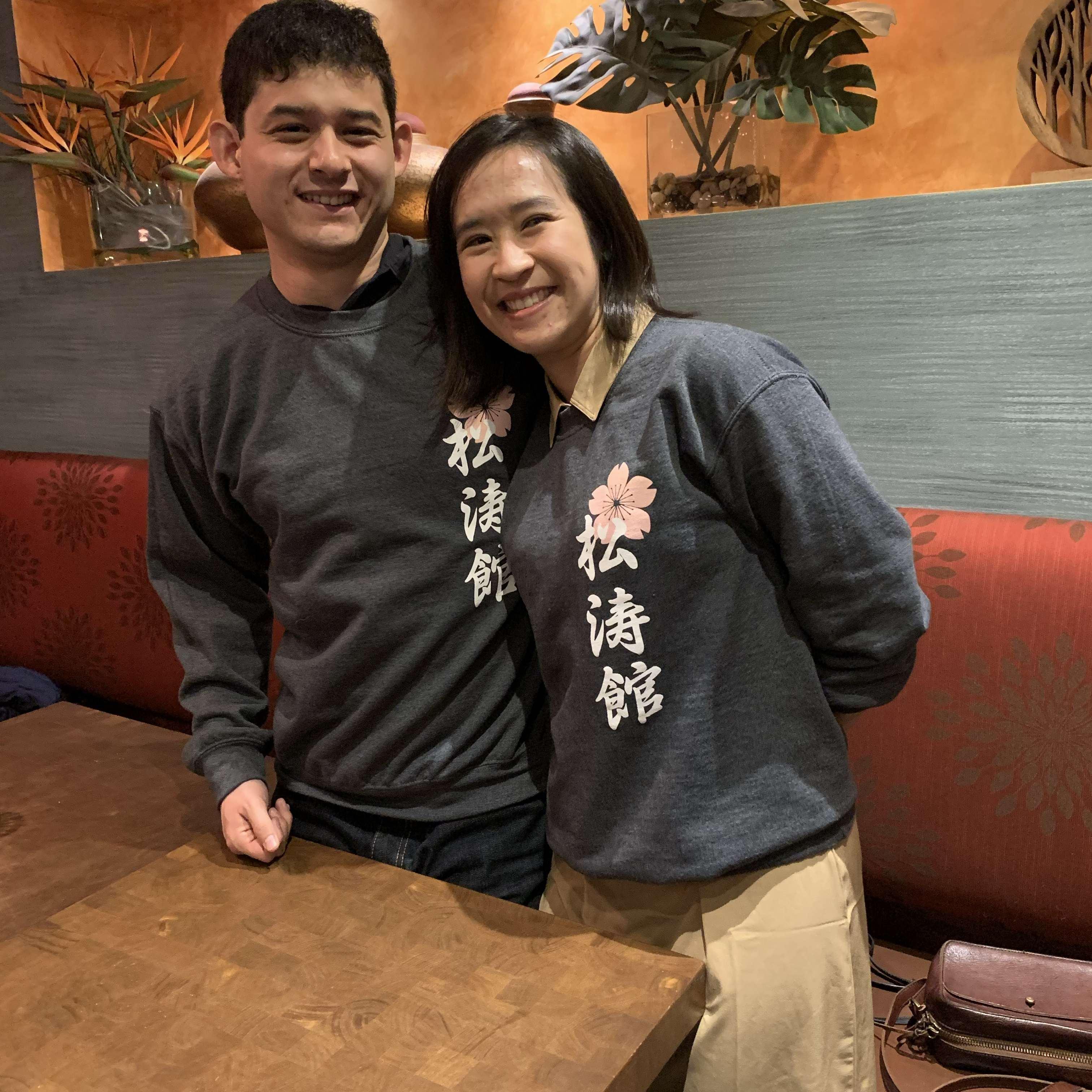 The couple that karates together, stays together