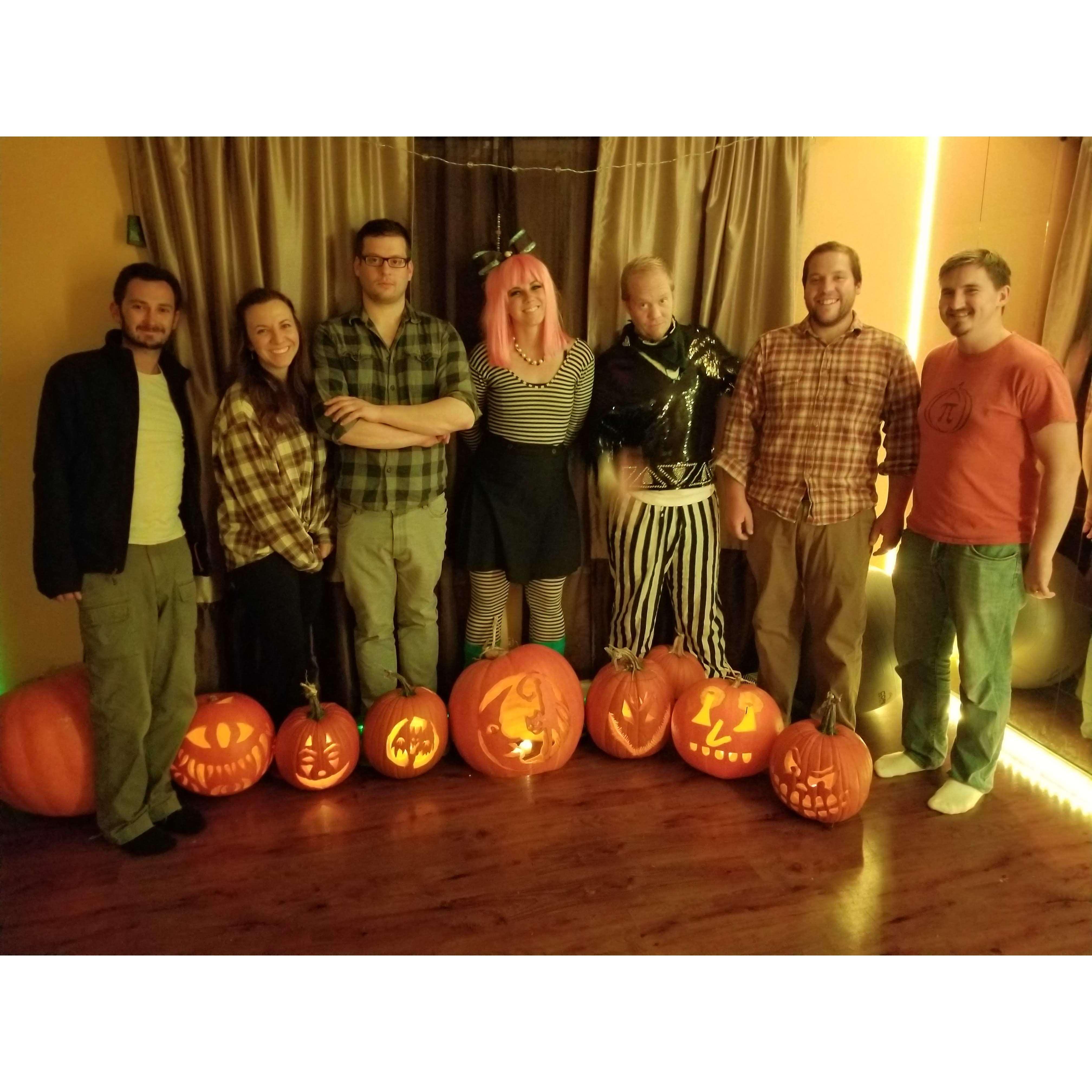 Pumpkin carving; October 2019.