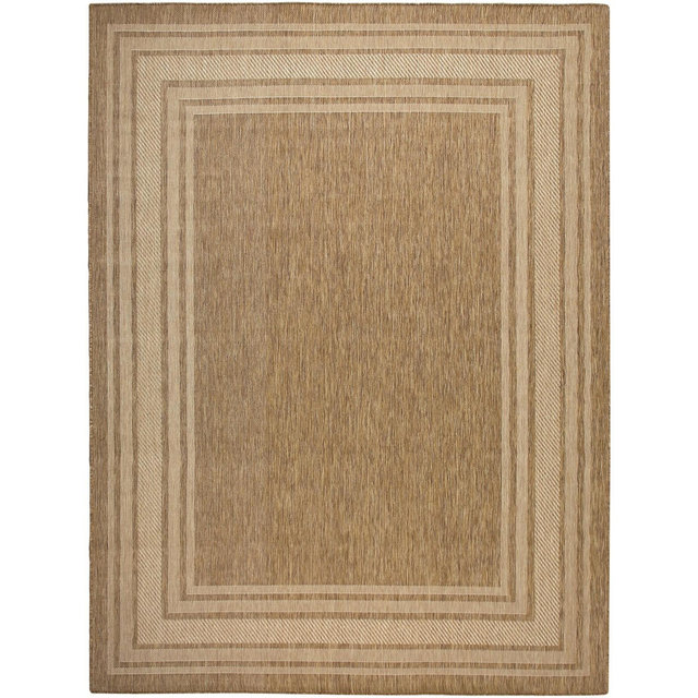 Nourison Horizon Indoor/Outdoor 8' x 10' Natural Modern Rug
