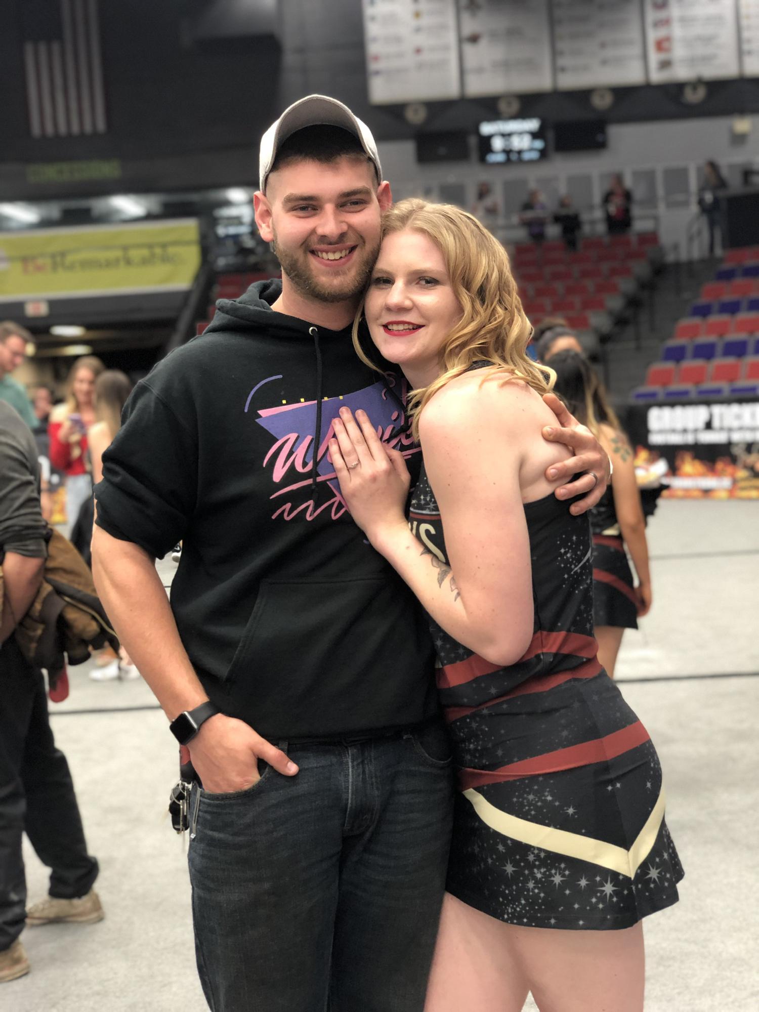 Supported my cheer antics even in the beginning of our relationship!