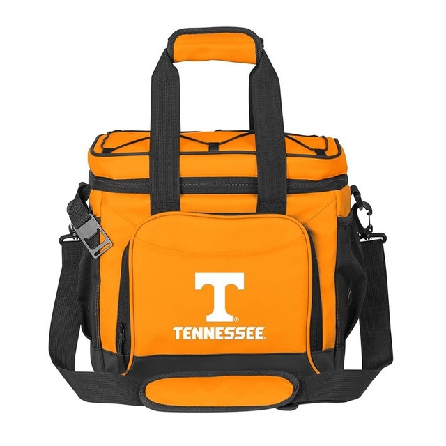 Logo Brands NCAA Flex -Can Cooler - Heat-Sealed Leak-Proof Lining, Stays Cold for Hours, Adjustable Shoulder Strap- Great for Tailgates & Picnics