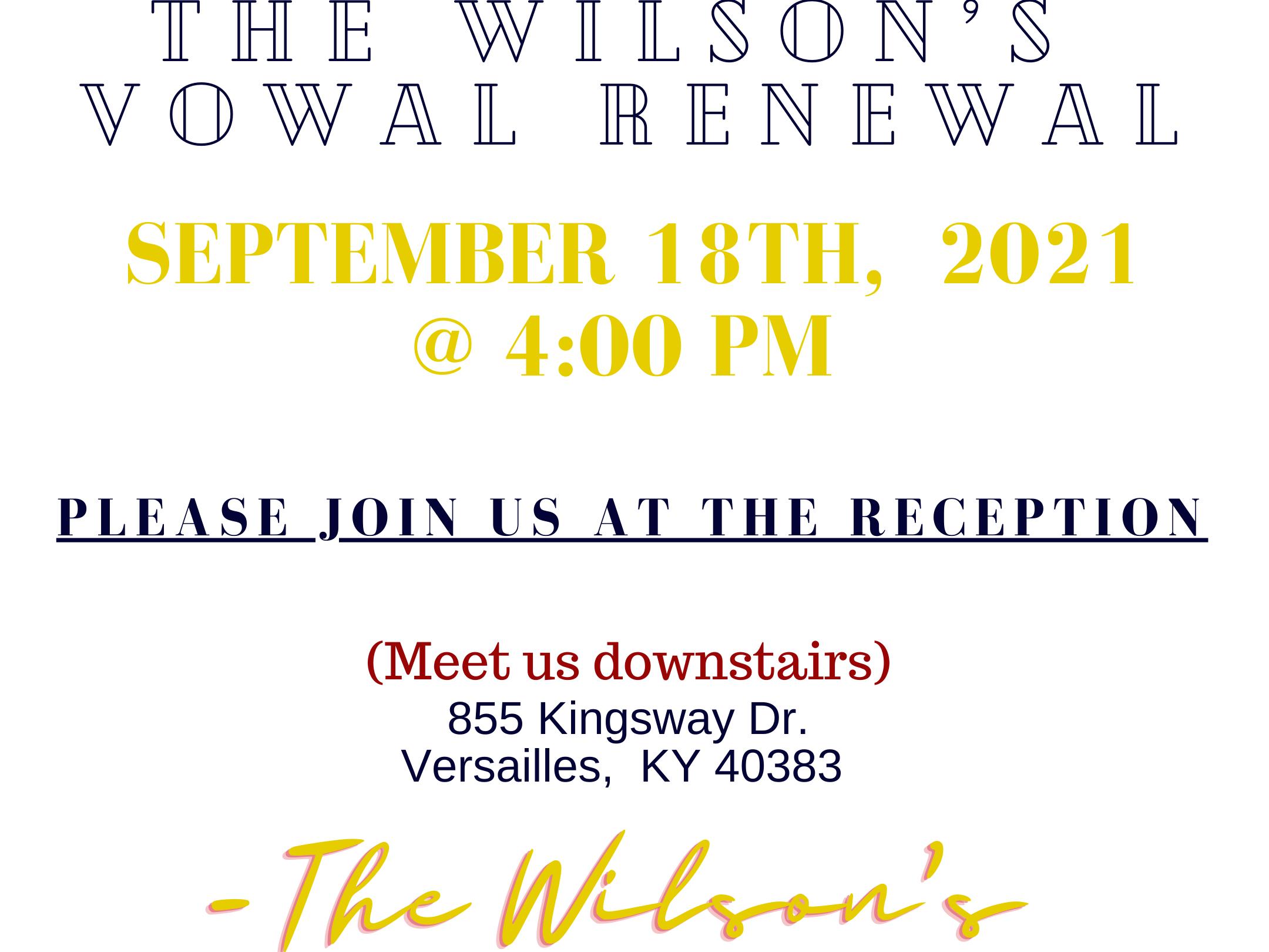 The Wedding Website of Afiya Wilson and Reginald Wilson