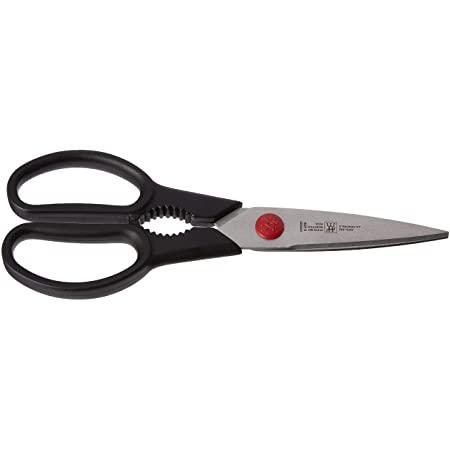 J.A. Henckels International Heavy Duty Kitchen Shears that Come Apart, Dishwasher Safe, Black/Stainless Steel/Blue