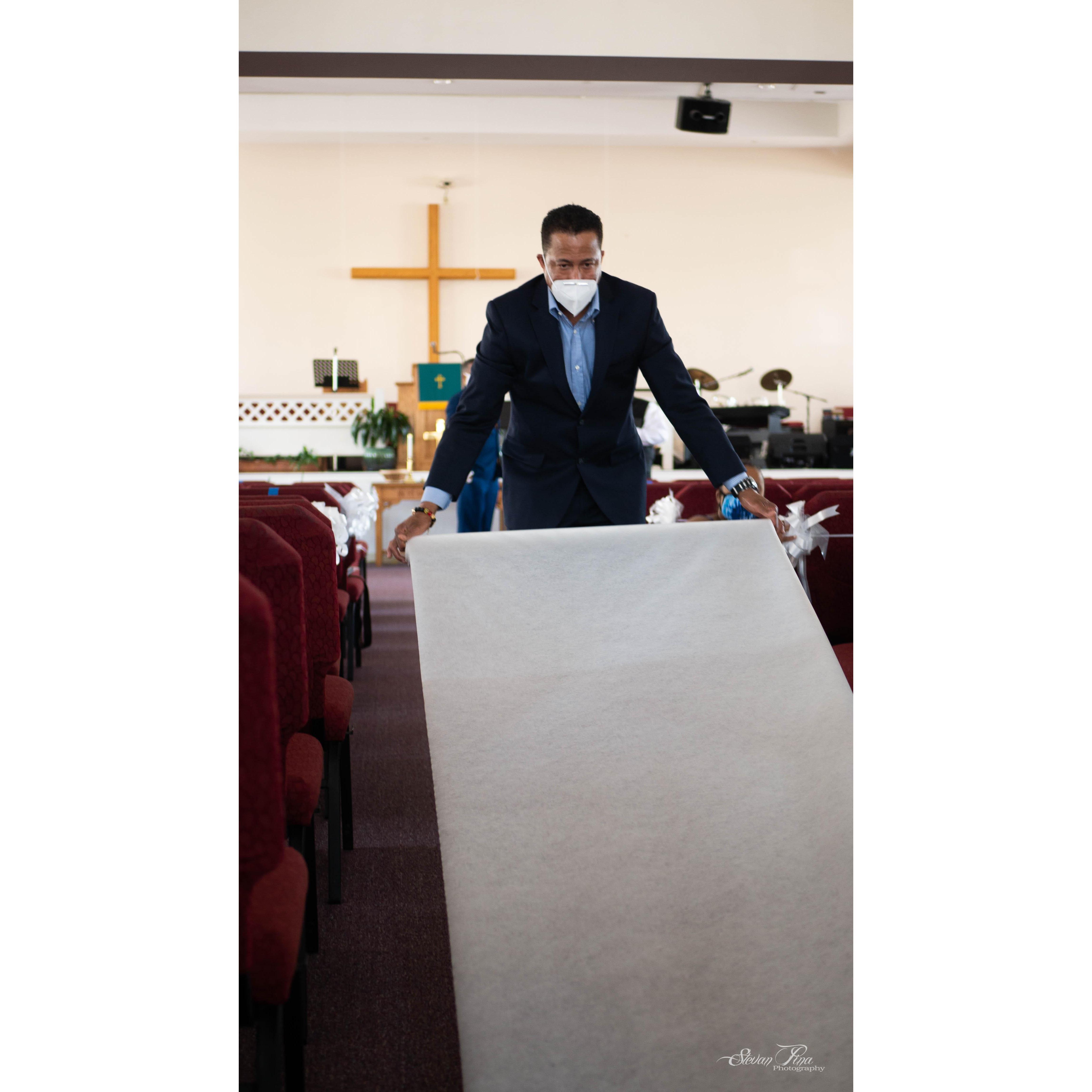 Junior my elder brother. He's the boss!