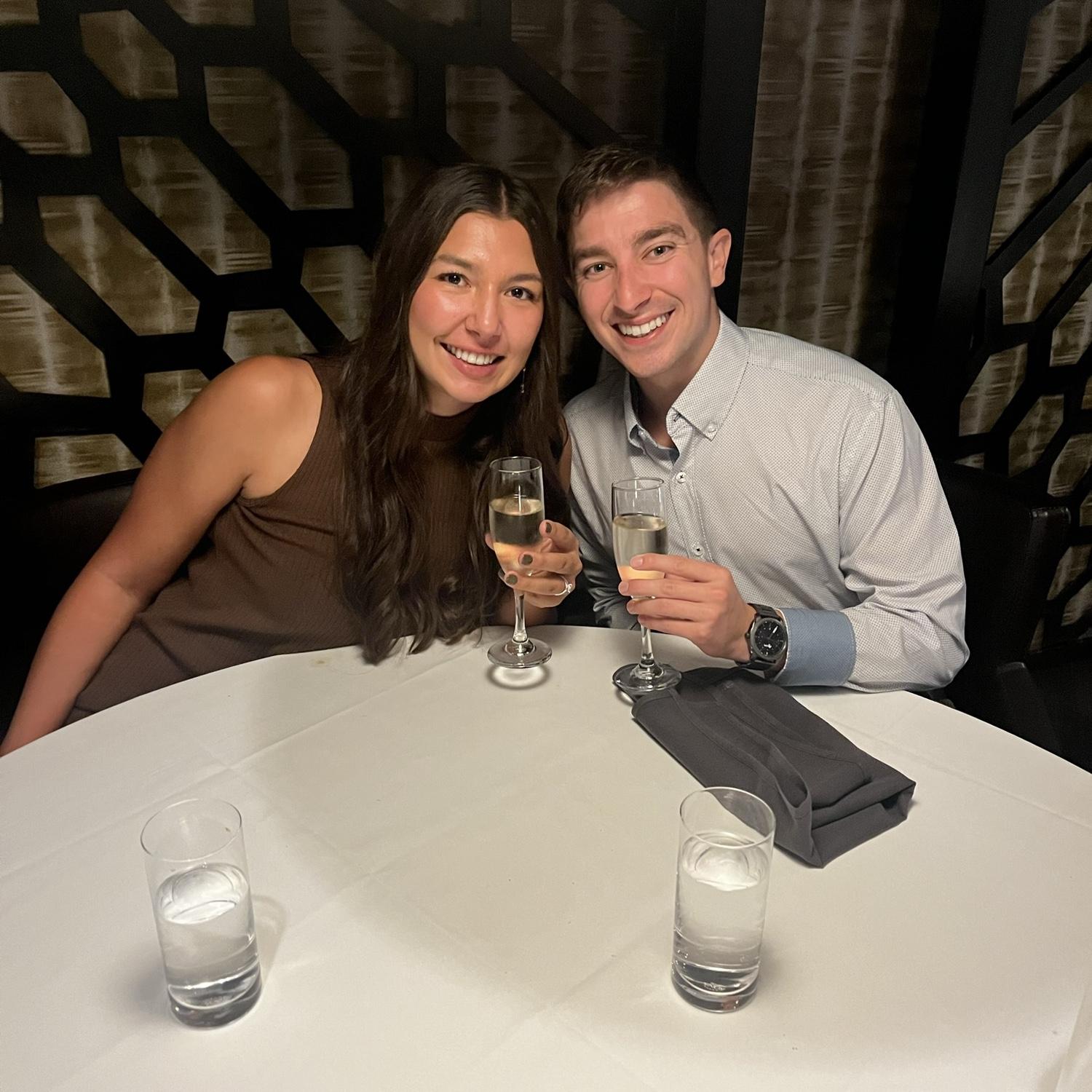 Dinner After Our Engagement