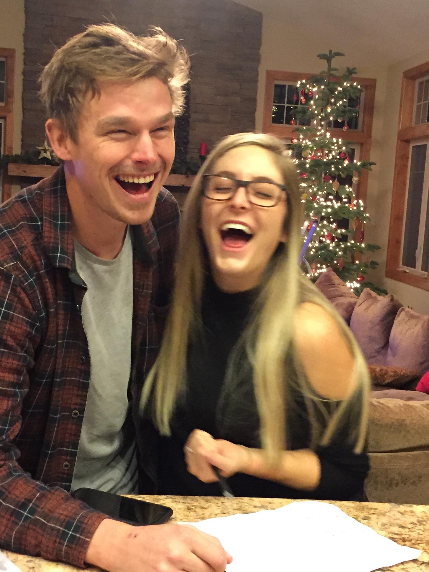 Going for a real natural laugh here