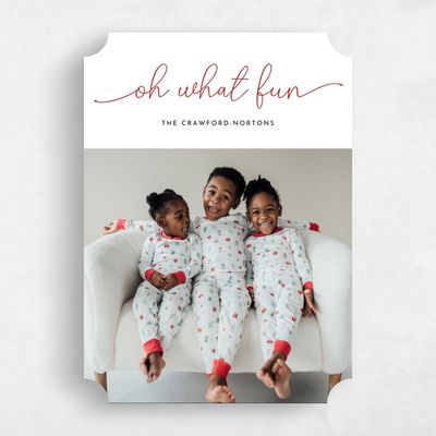 White Ticket Holiday Card - Vancouver
