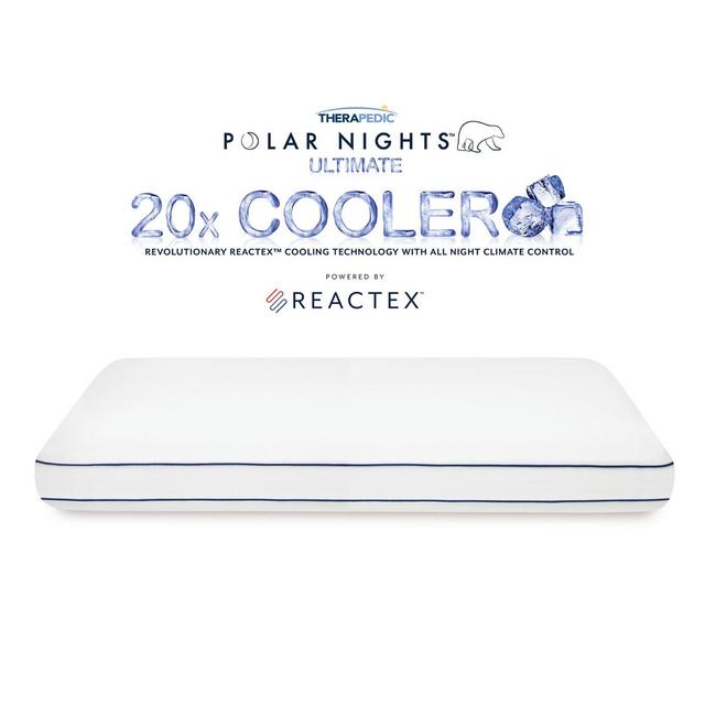 Therapedic® Polar Nights™ 20x Cooling Memory Foam Standard Pillow