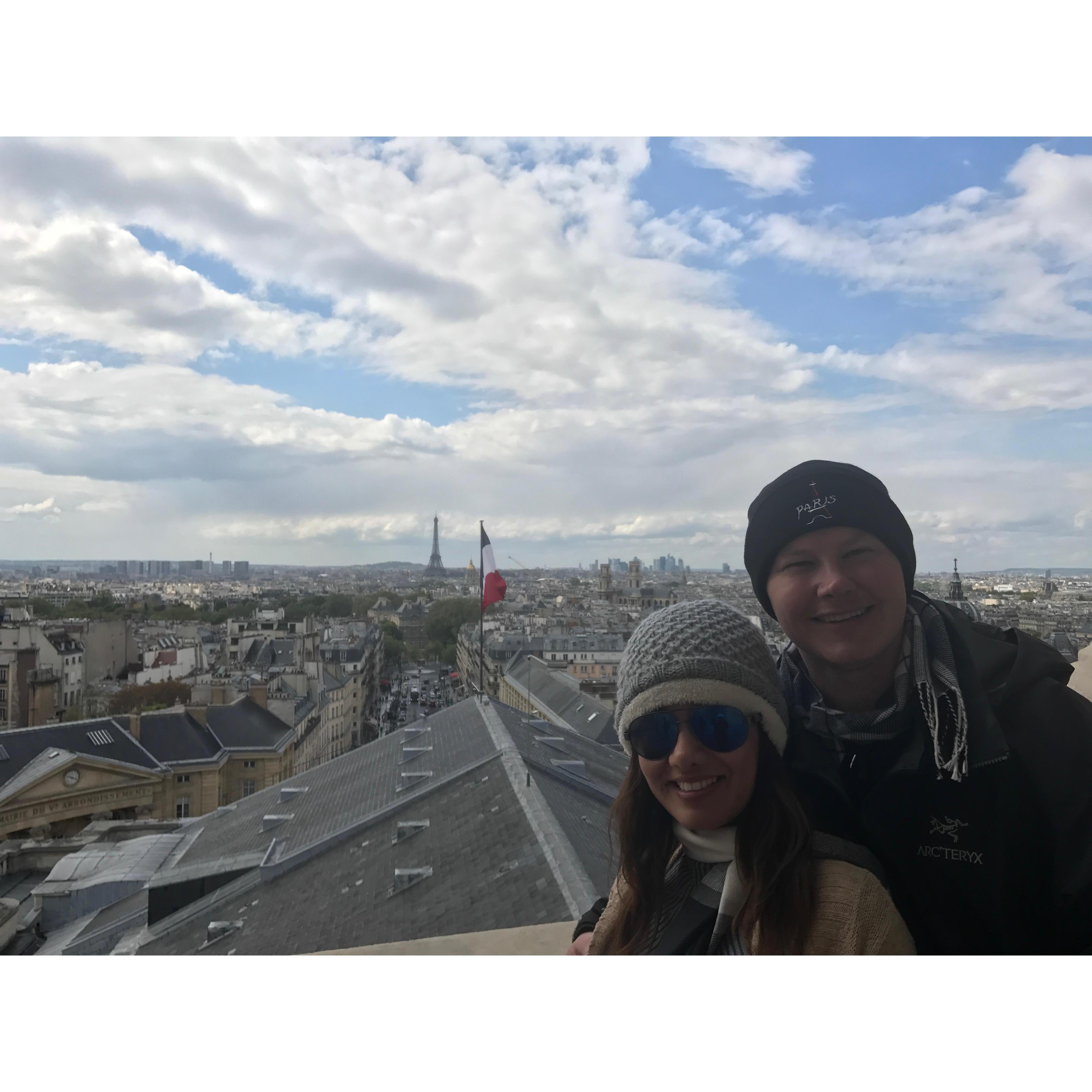 It's hard to decide what our favorite place to visit is, but Paris and seeing the Eiffel Tower is at the top of our list.