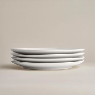 Glossy Big Plate, Set of 4