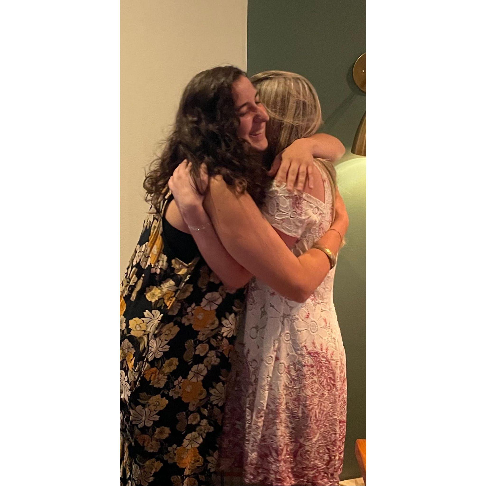 The day Sylvie proposed (Miranda's birthday)