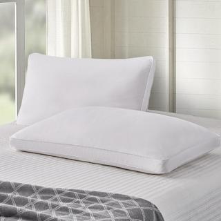 Goose Feather and Down Fiber Side Sleeper Bed Pillow, Set of 2