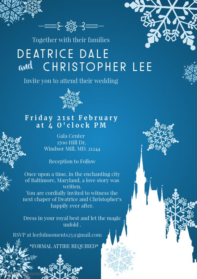 The Wedding Website of Deatrice Dale and Christopher Lee