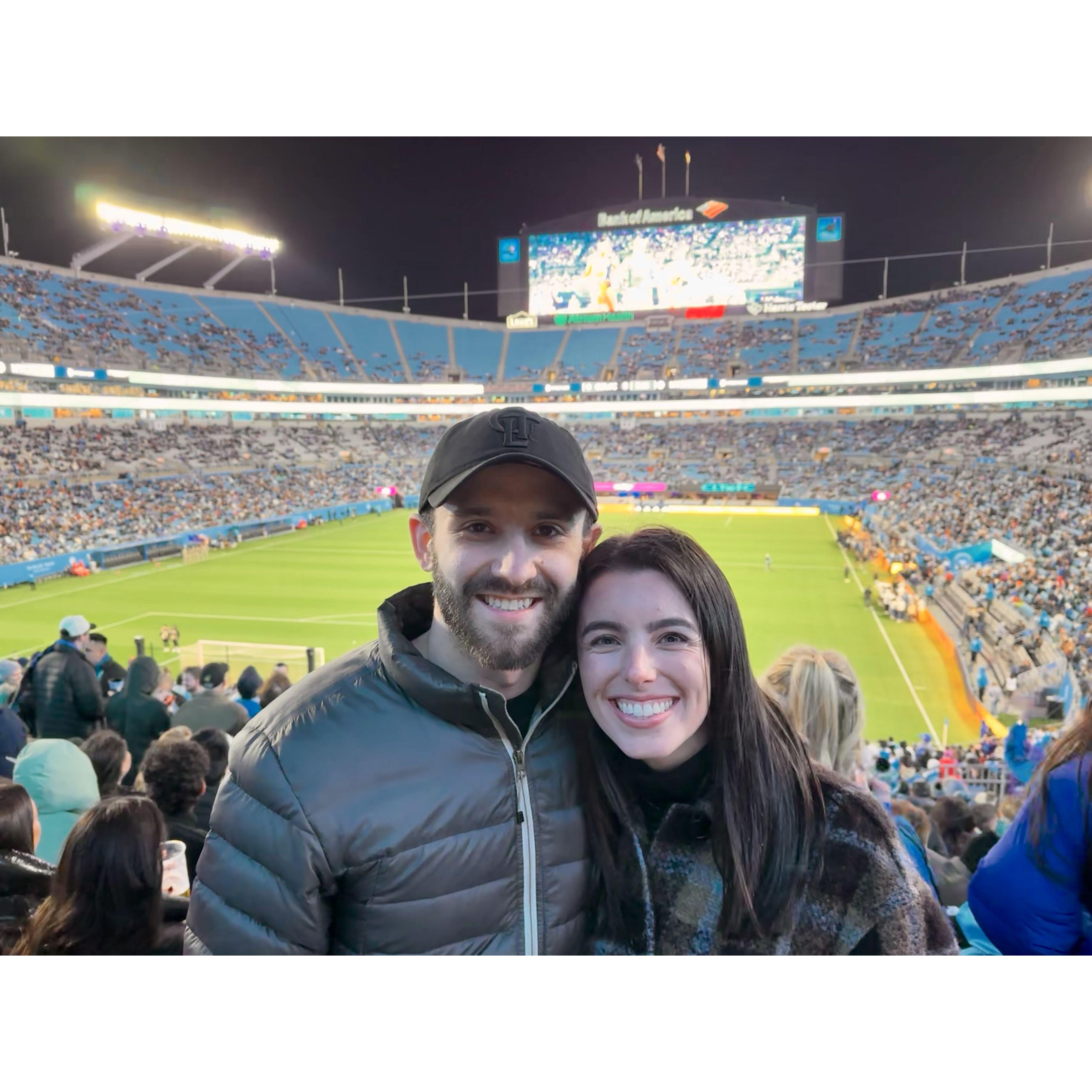 Our first Charlotte FC Game