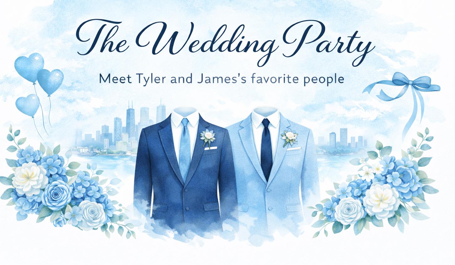 The Wedding Website of James Hairston and Tyler Cleland