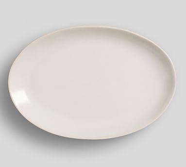 Mason Stoneware Oval Serving Platter (Ivory)