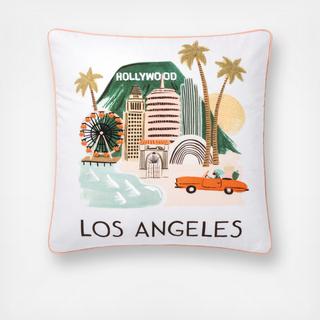 Los Angeles Throw Pillow