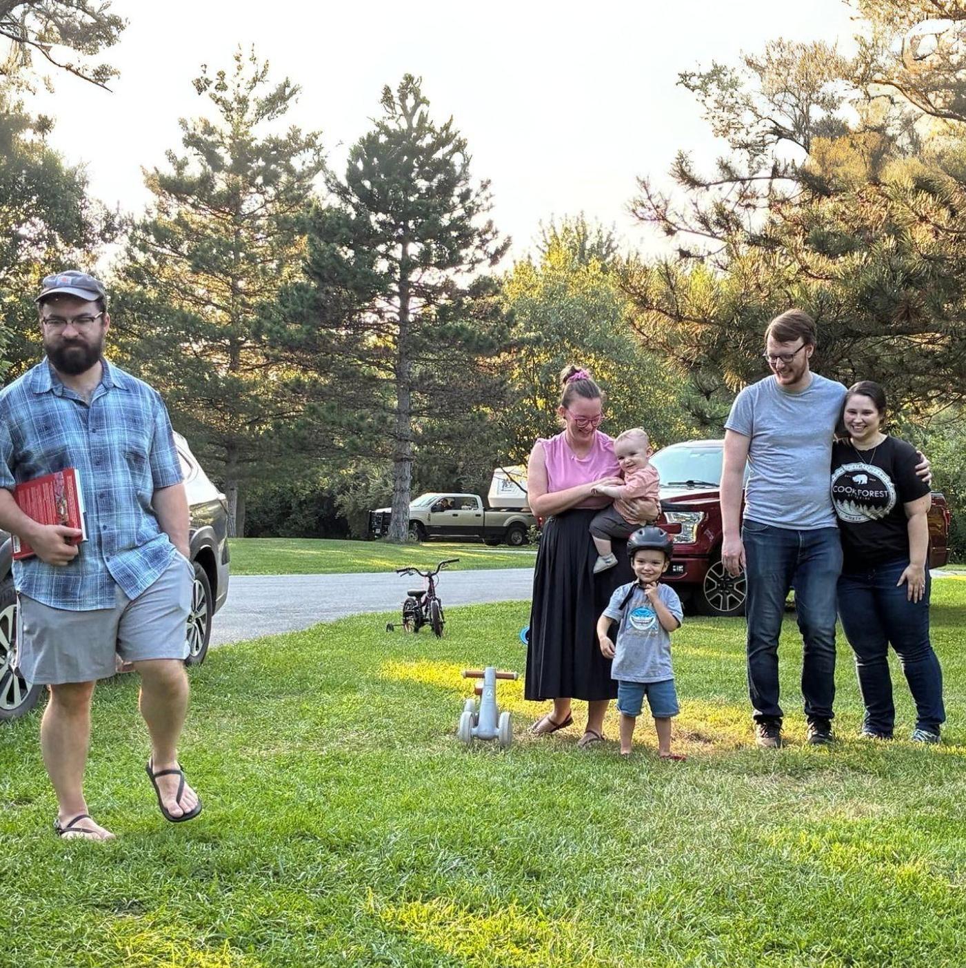 Hanging out with Kyle's family! 2025