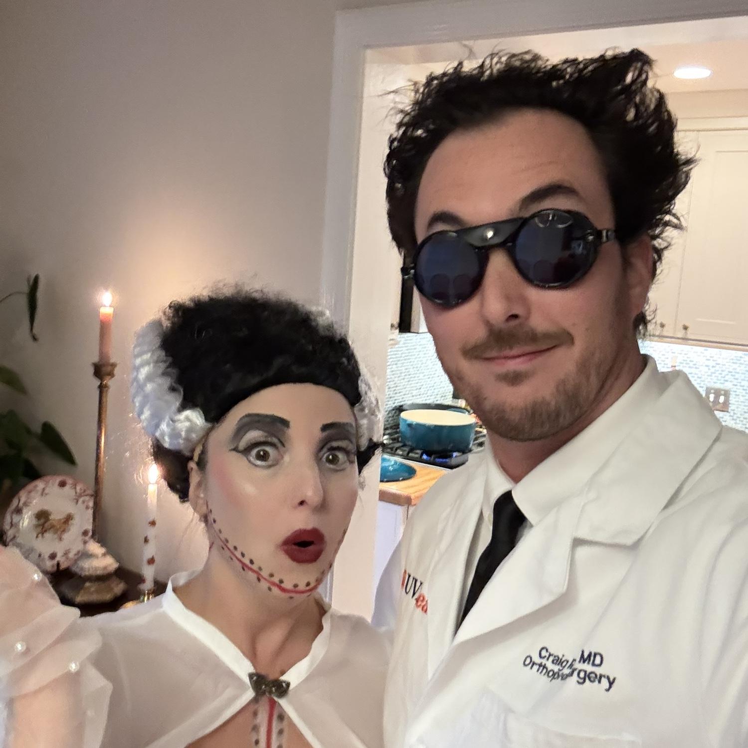 Halloween 2025 - Bride of Frankenstein and the Evil Scientist!