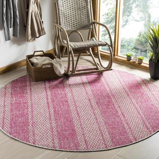 Courtyard Nanci Moroccan Round Area Rug
